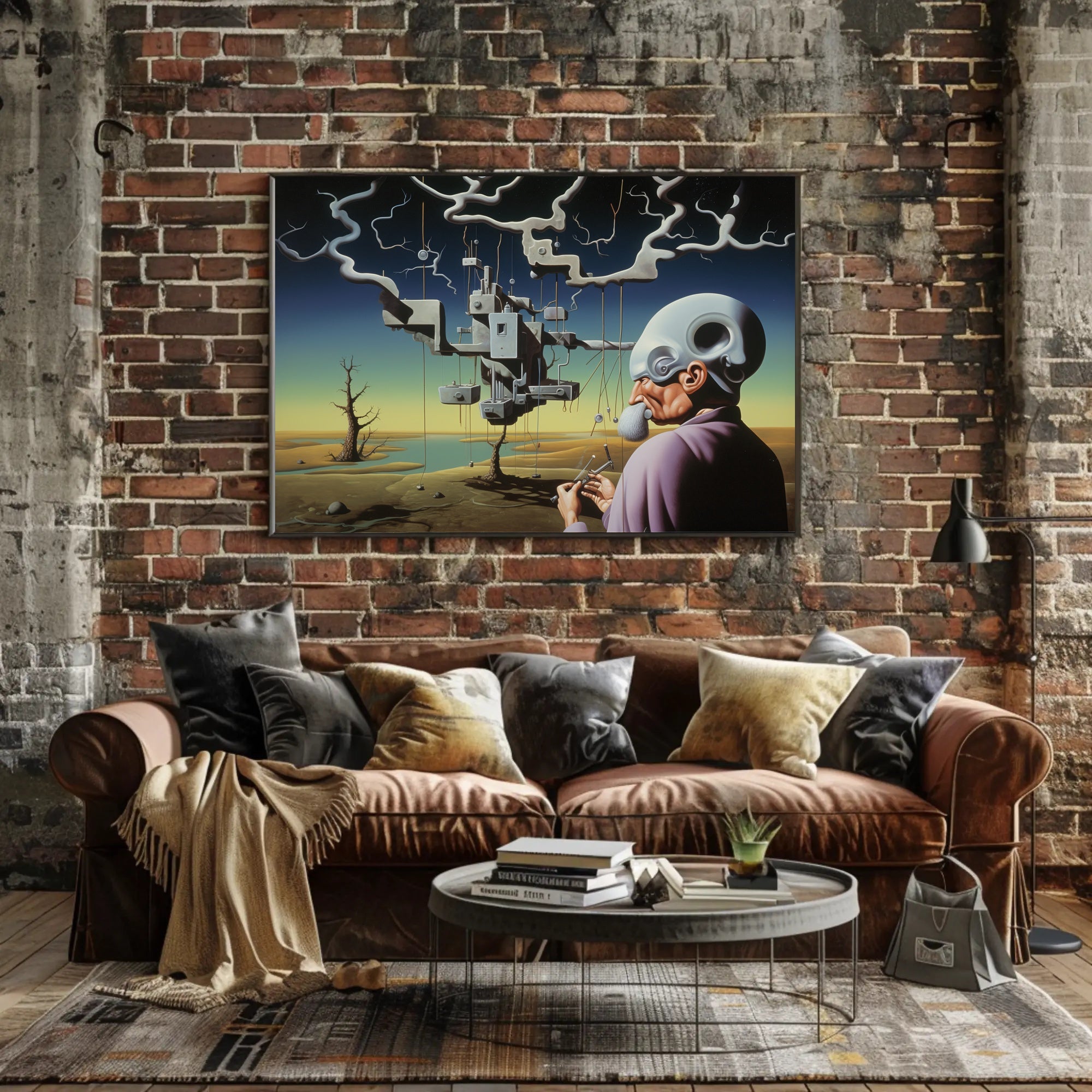 Futuristic Invention Abstract Surreal Art Sci-Fi Poster