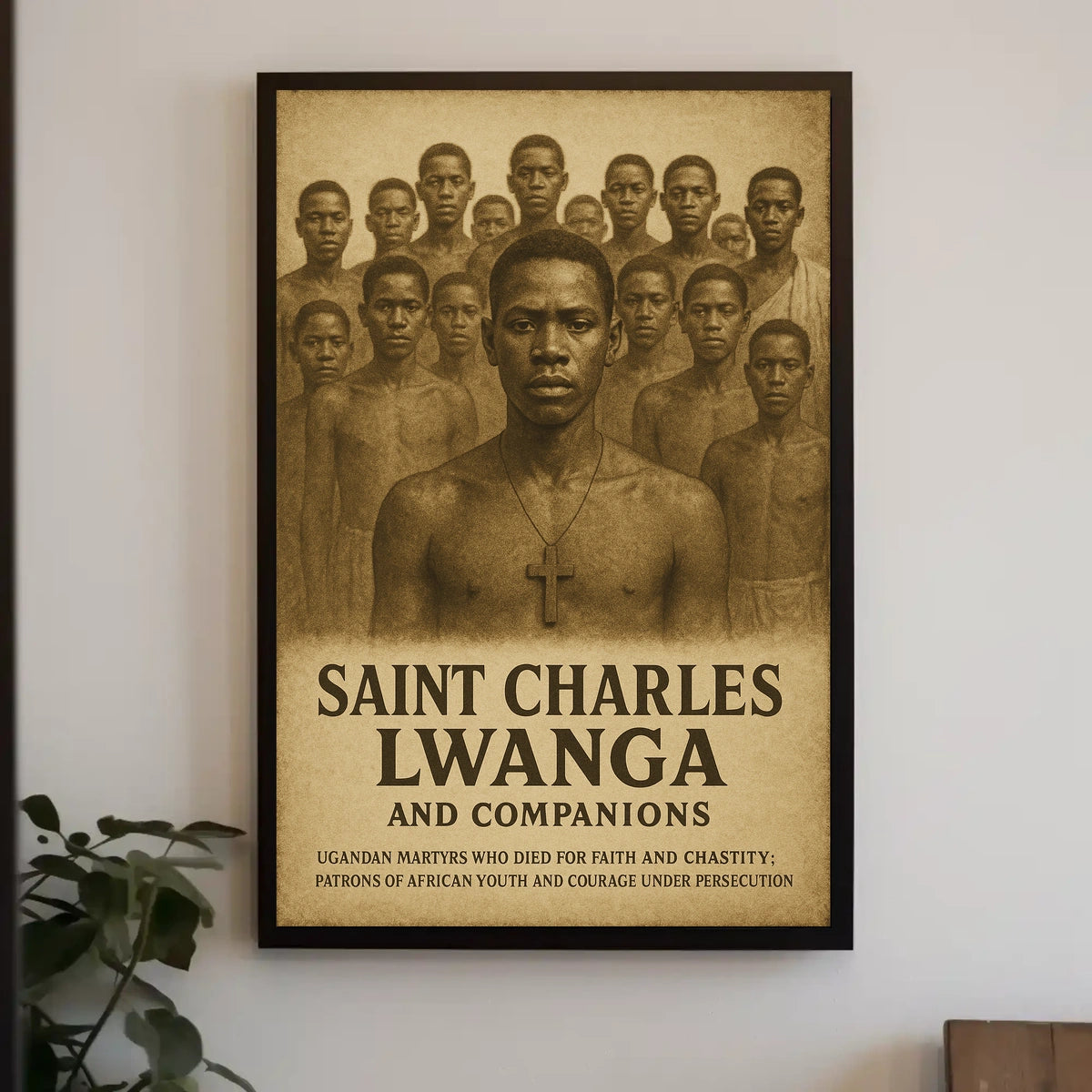 Saint Charles Lwanga And Companions Poster