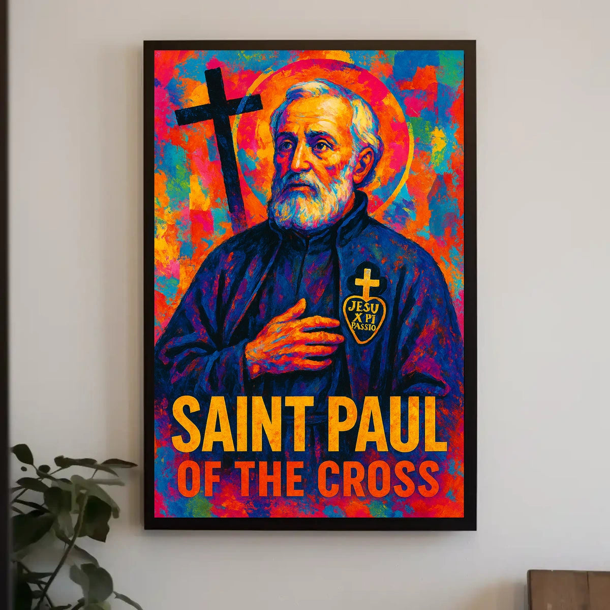 Saint Paul Of The Cross Poster