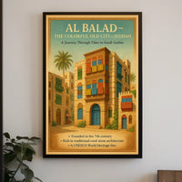 Al Balad The Colorful Old City of Jeddah Poster