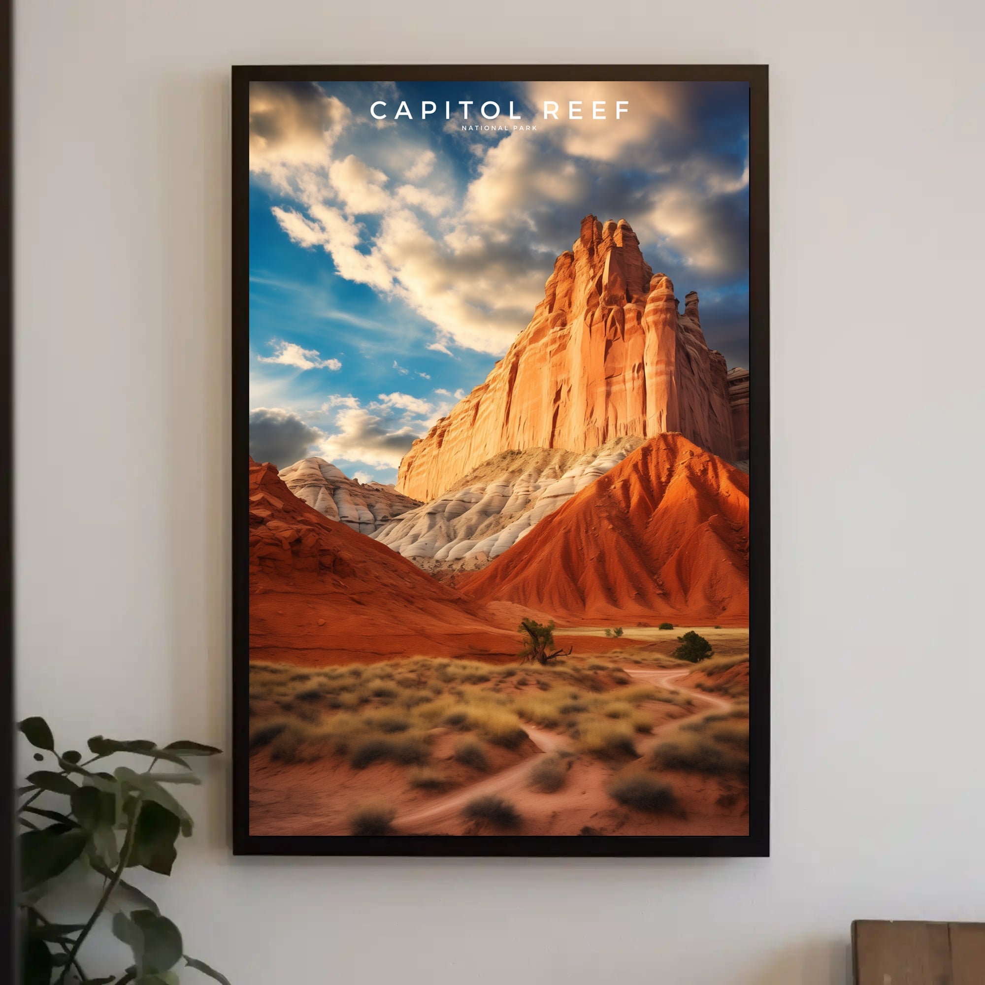 Capitol Reef Majestic Landscape Poster Print