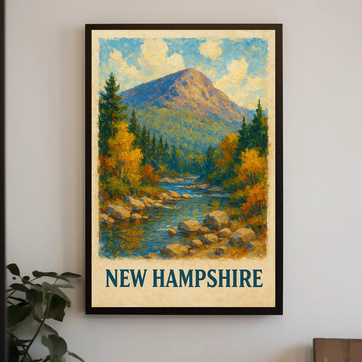 Scenic New Hampshire Landscape Poster