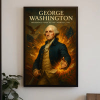 George Washington Presidential Legacy Historical Poster