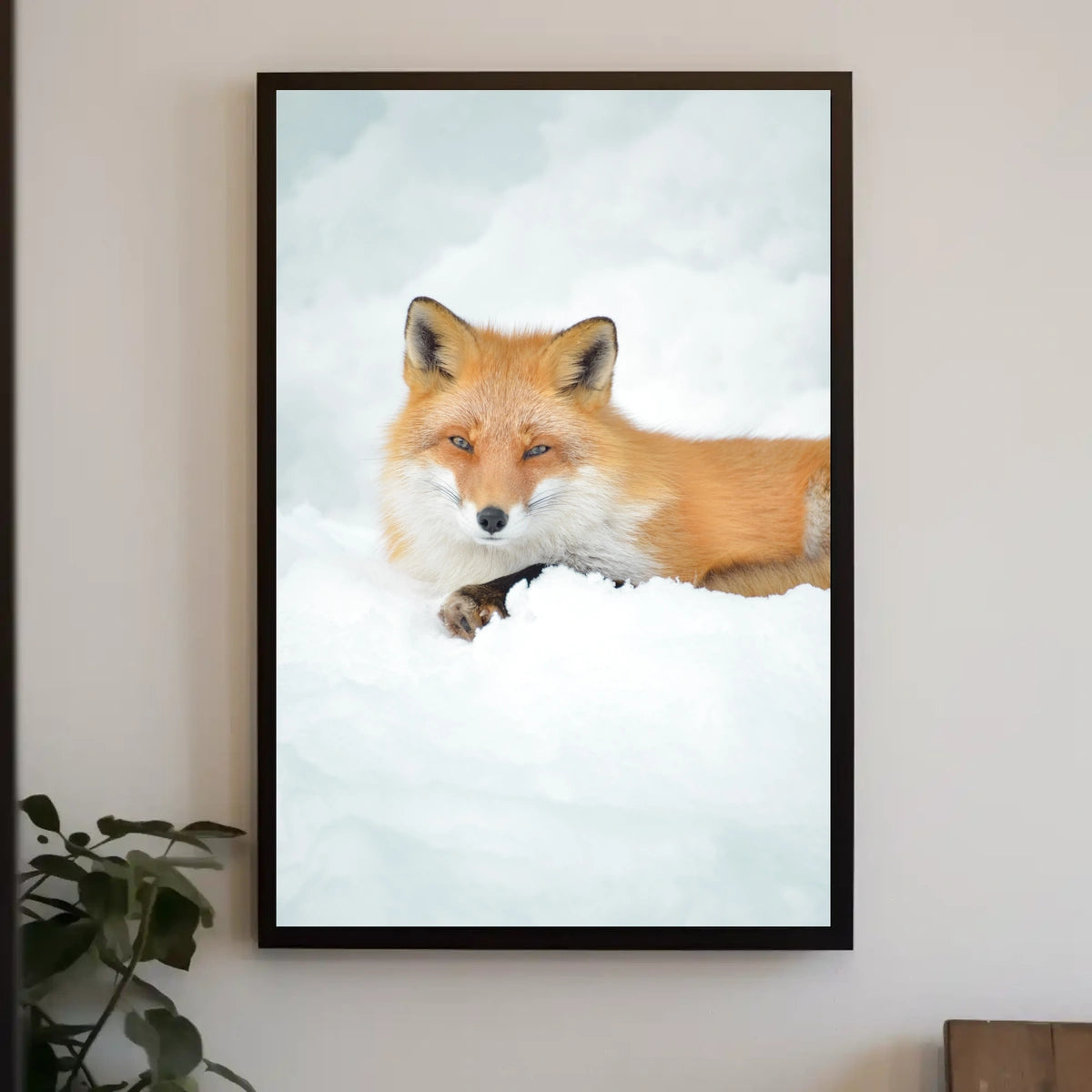 Winter Fox Serenity Poster