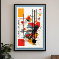 Abstract Geometric Design Abstract Poster