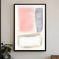 Abstract Harmony Minimalist Poster Modern Wall Art Print