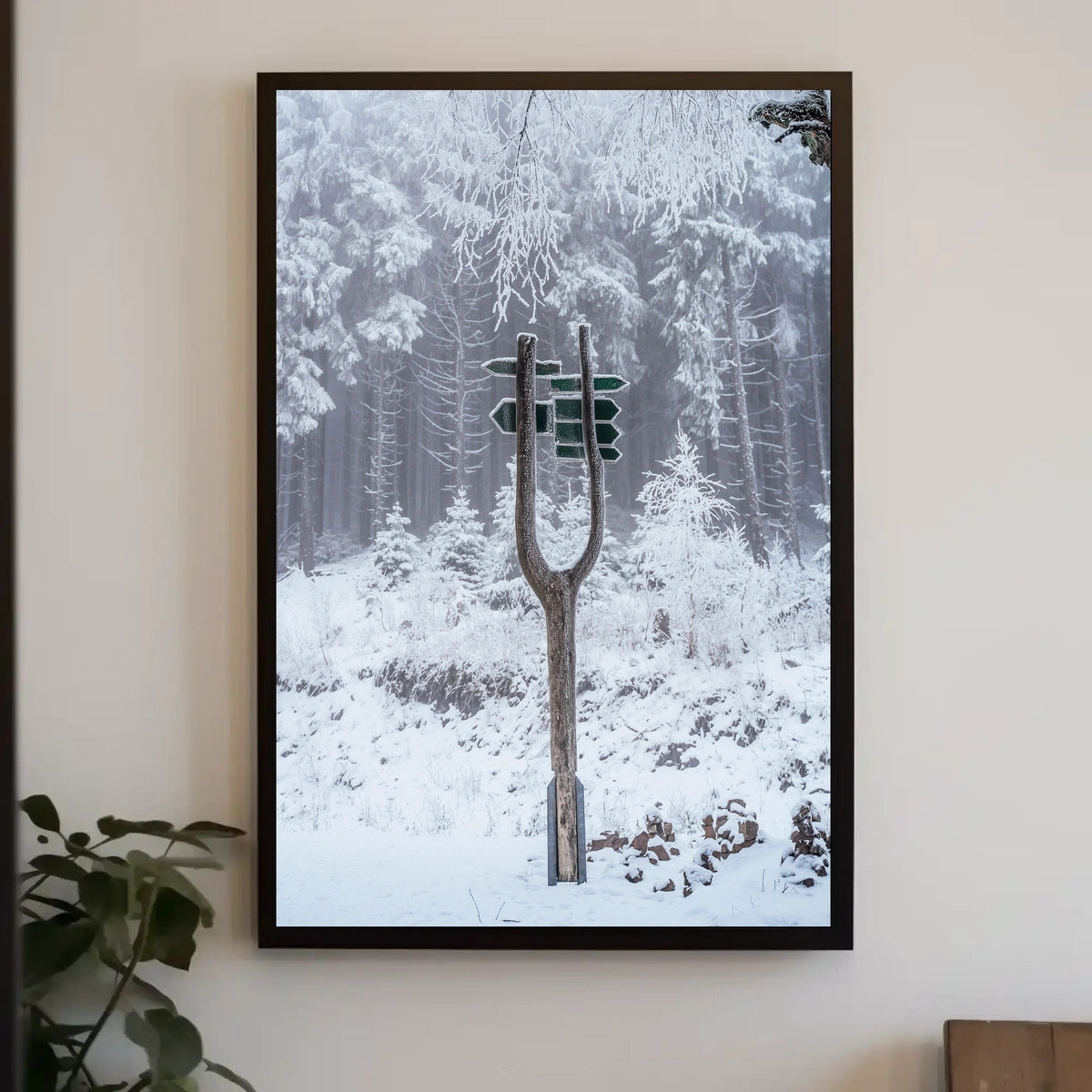 Winter Wonderland Signpost Poster