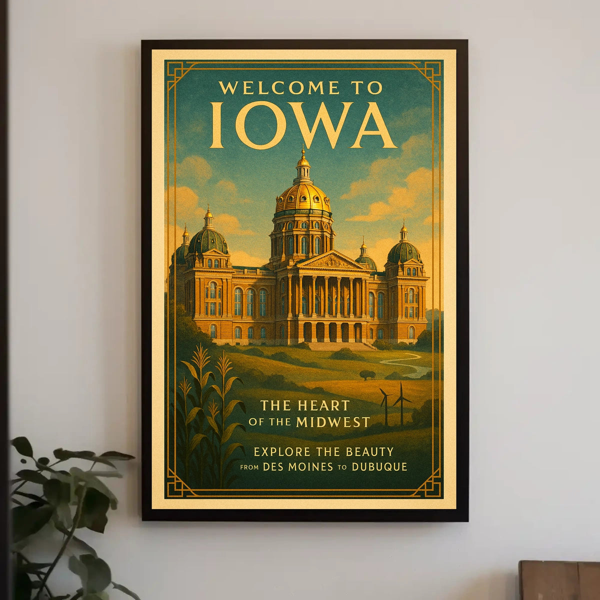 Welcome to Iowa Poster