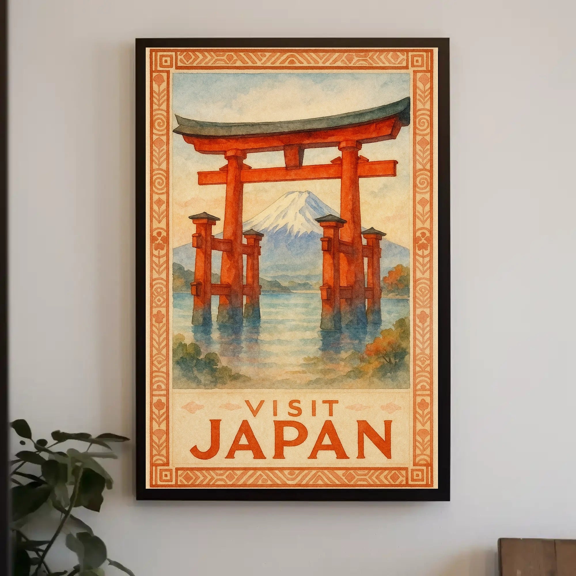 Visit Japan Poster PosterGoat