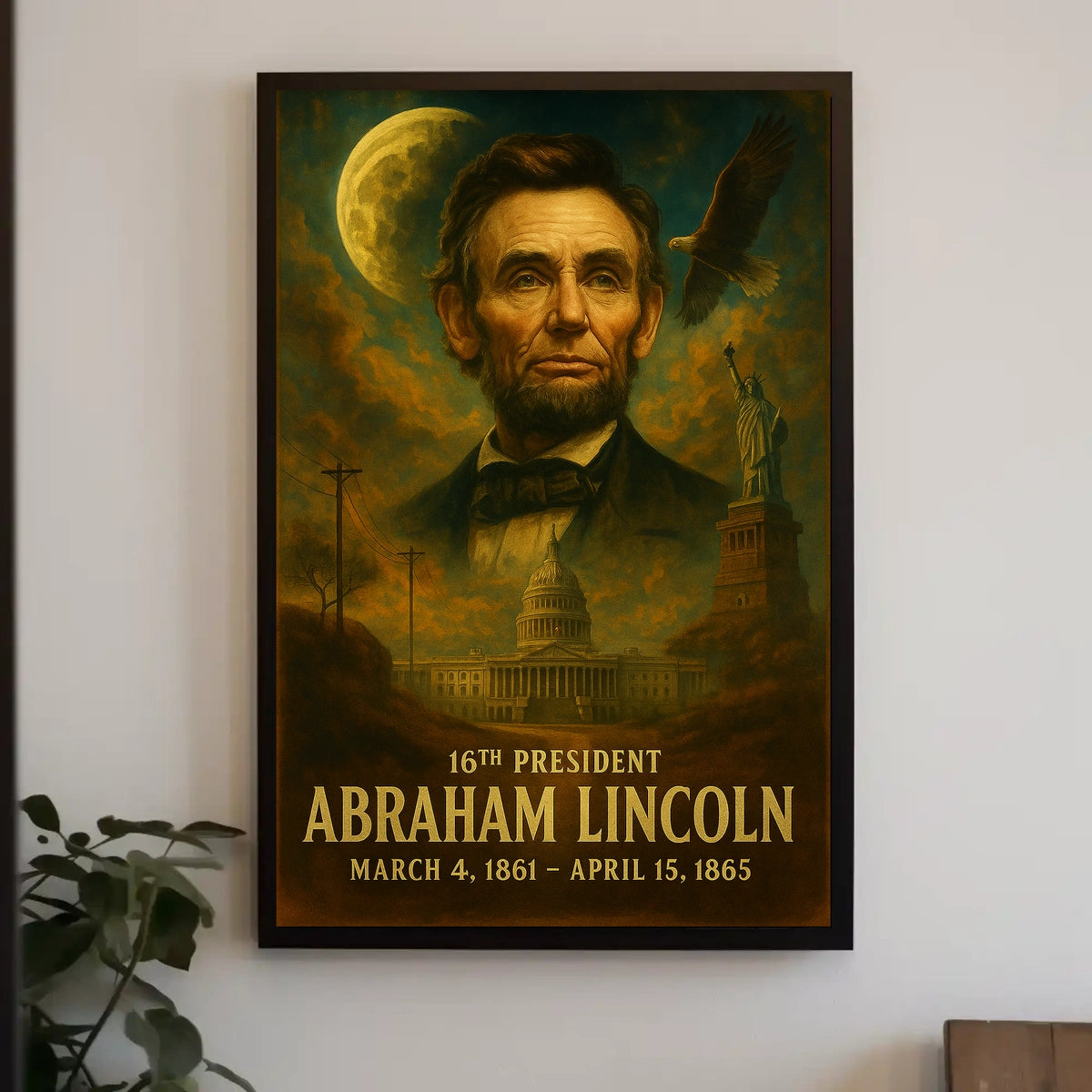 Abraham Lincoln 16Th President Poster