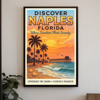 Discover Naples, Florida Poster PosterGoat