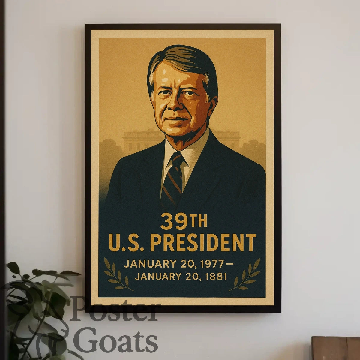Vintage U.S. President Historical or Presidential Poster