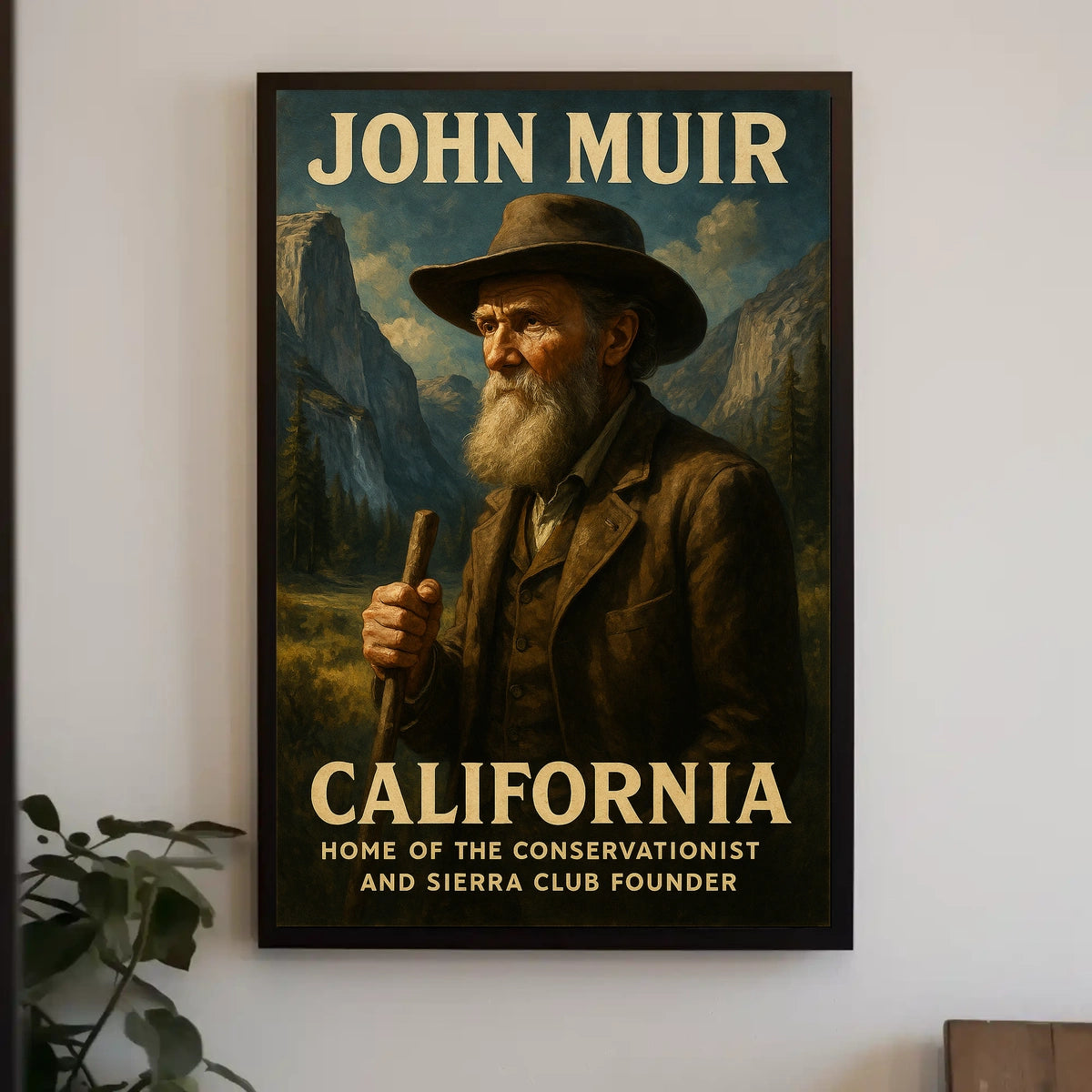 John Muir Conservationist And Sierra Poster