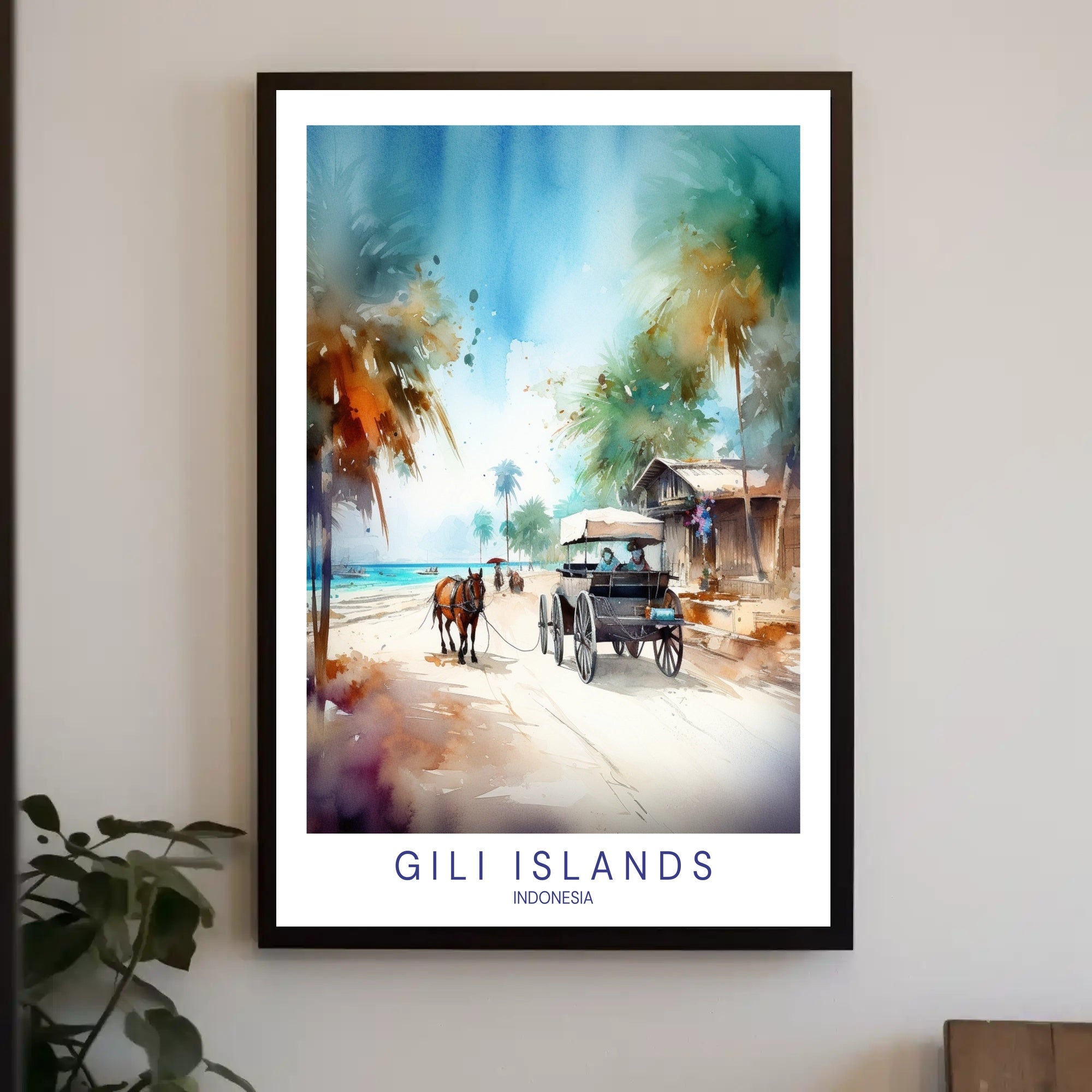 Tranquil Journey Through Gili Islands Poster PosterGoat