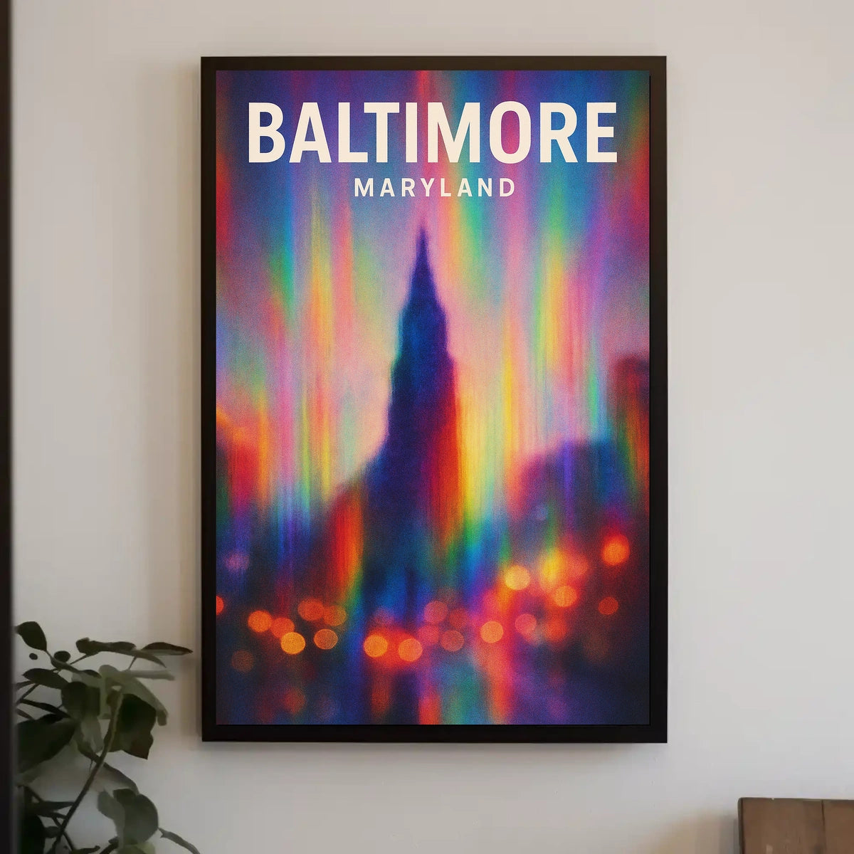 Baltimore Maryland Urban Photography Realism Poster