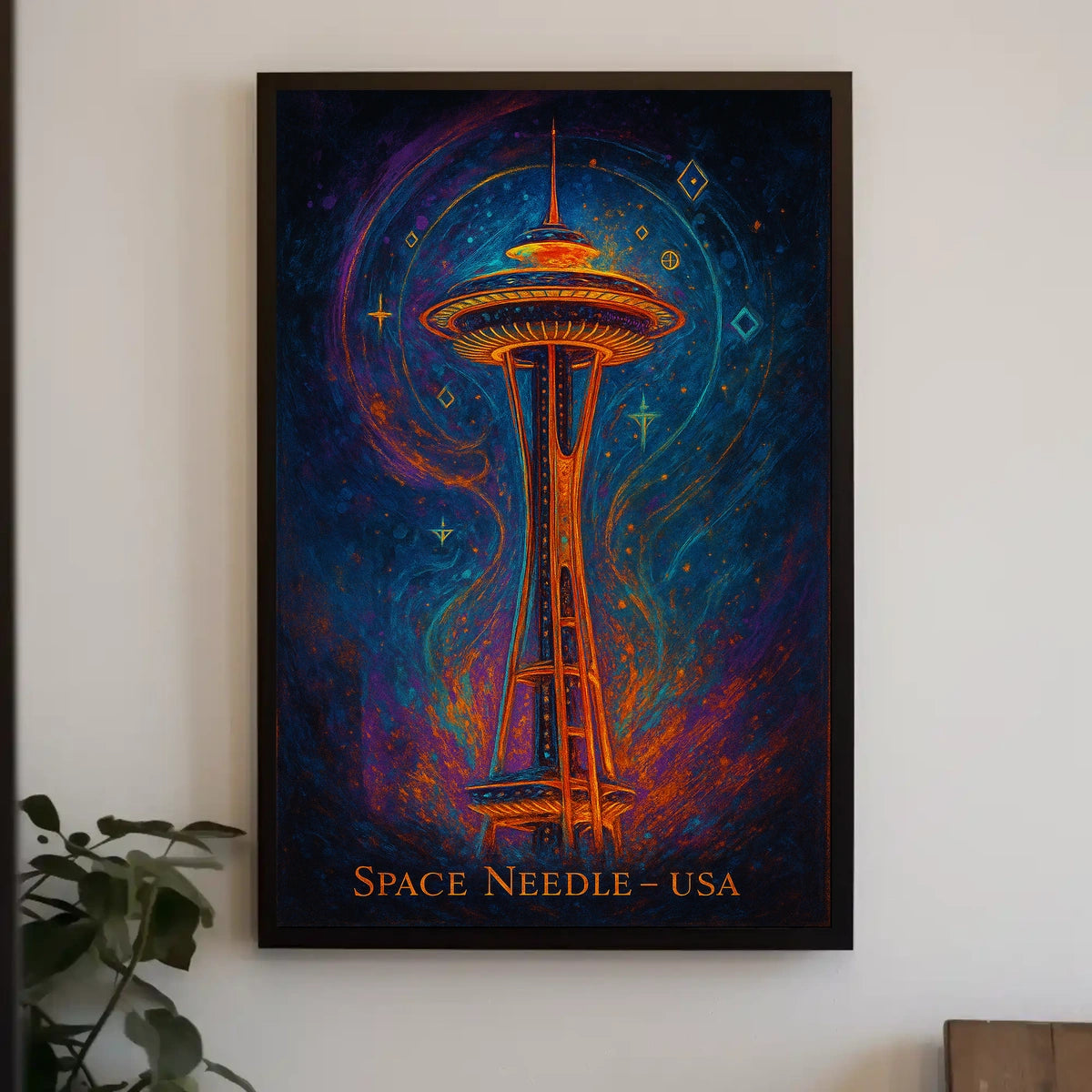 Space Needle USA Poster