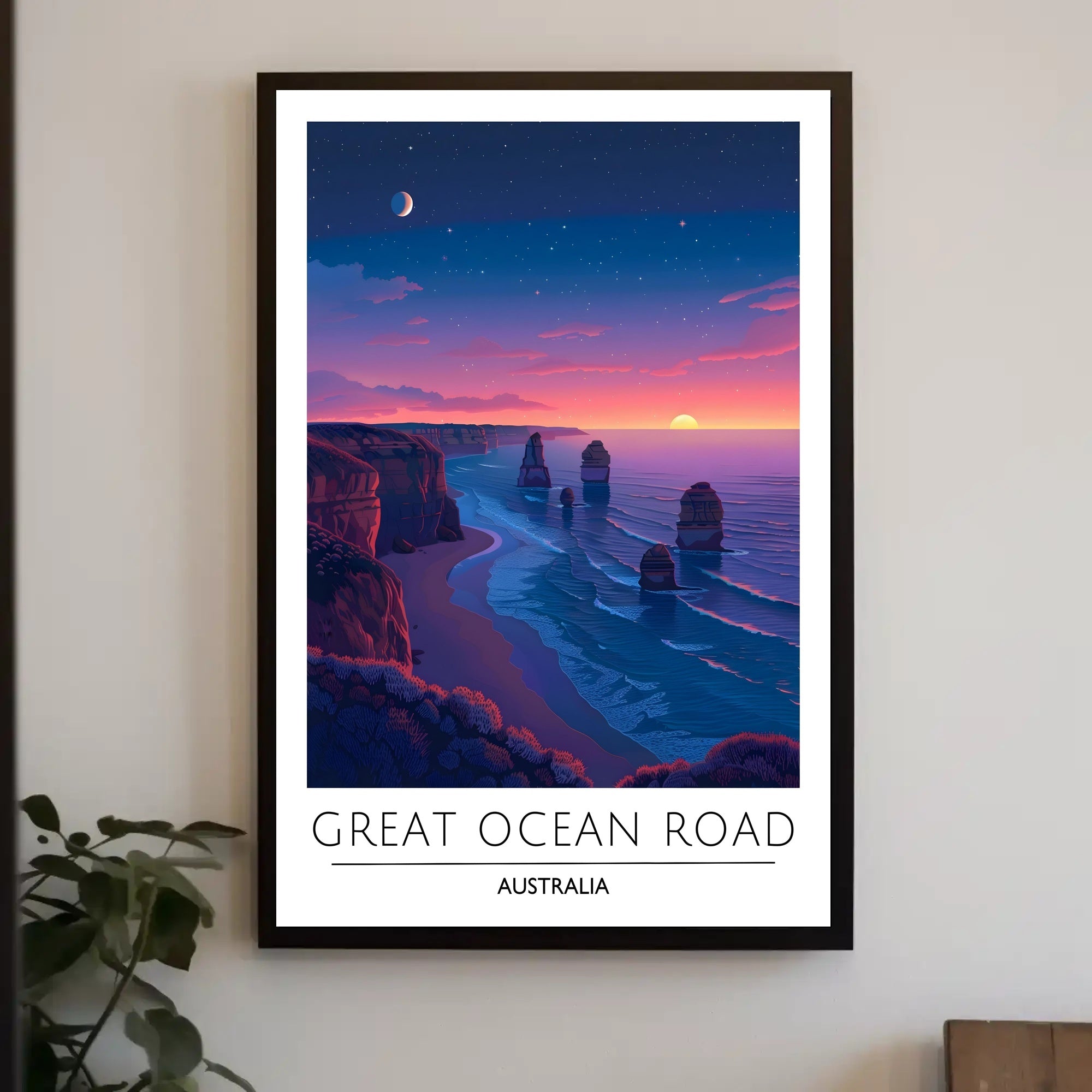 Great Ocean Road Scenic Travel Art Poster