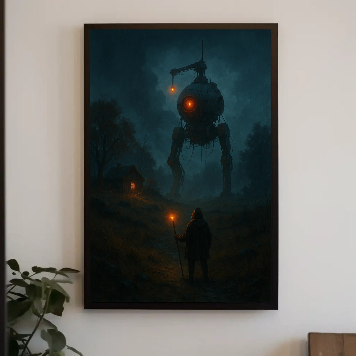 The Encounter In The Dark Poster
