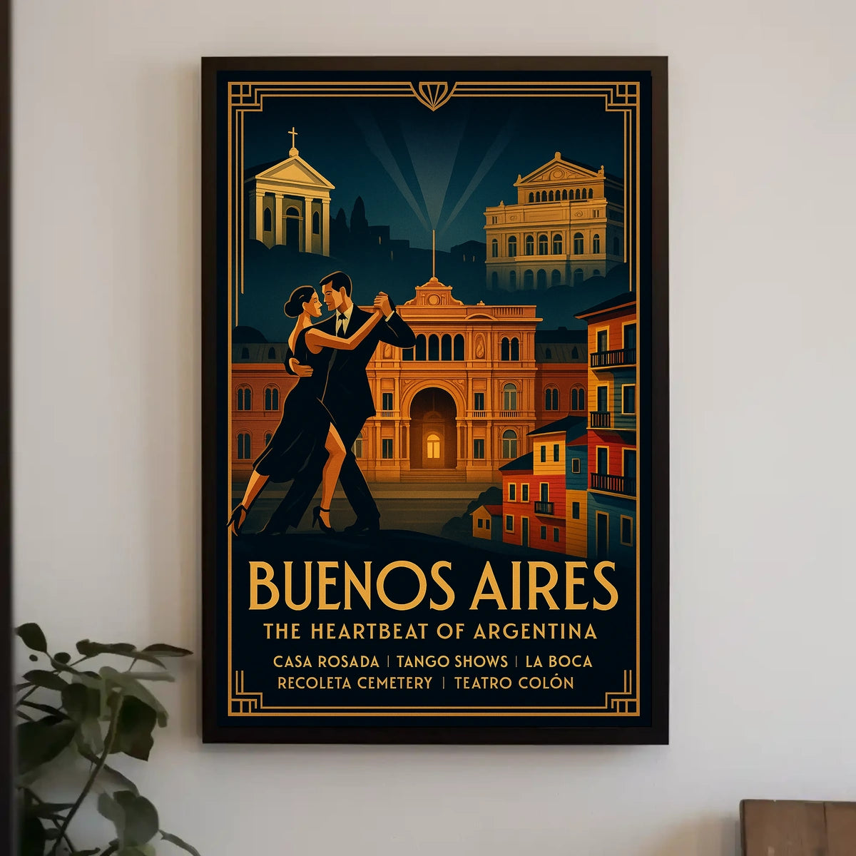 Buenos Aires The Heartbeat of Argentina Poster
