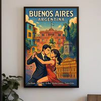 Buenos Aires Cultural Tapestry Poster PosterGoat