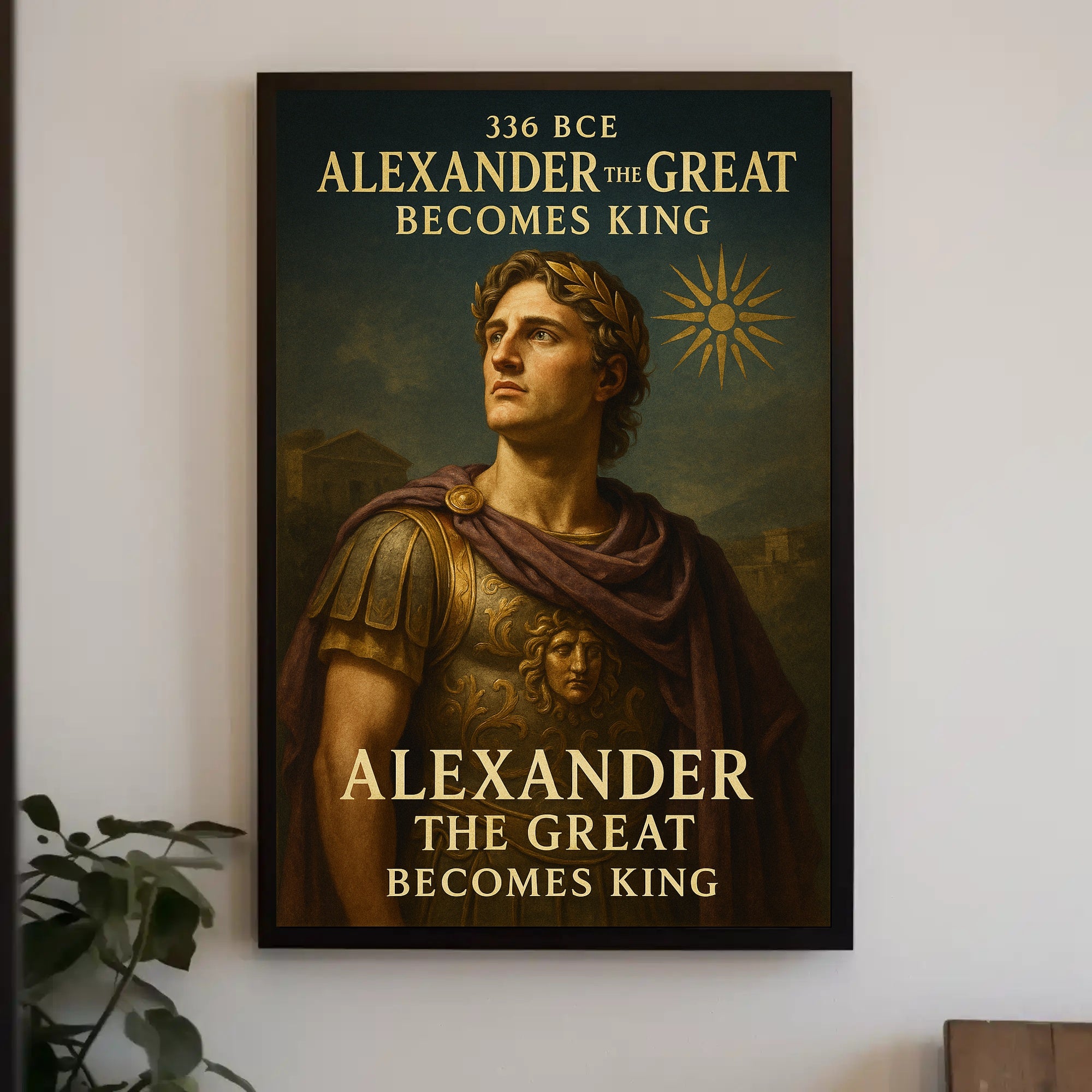 Alexander the Great Becomes King Poster PosterGoat