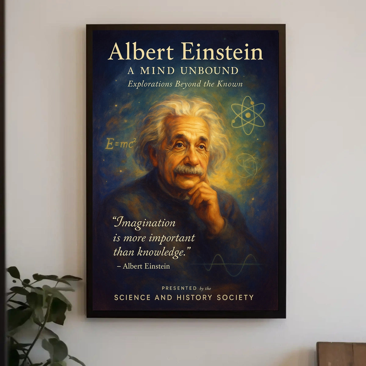 Albert Einstein A Mind Unbound Poster
