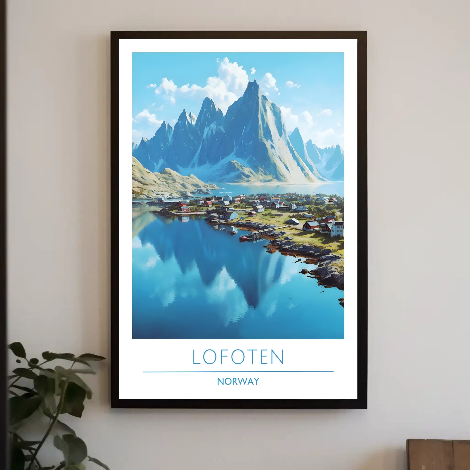 Lofoten Scenic View Poster