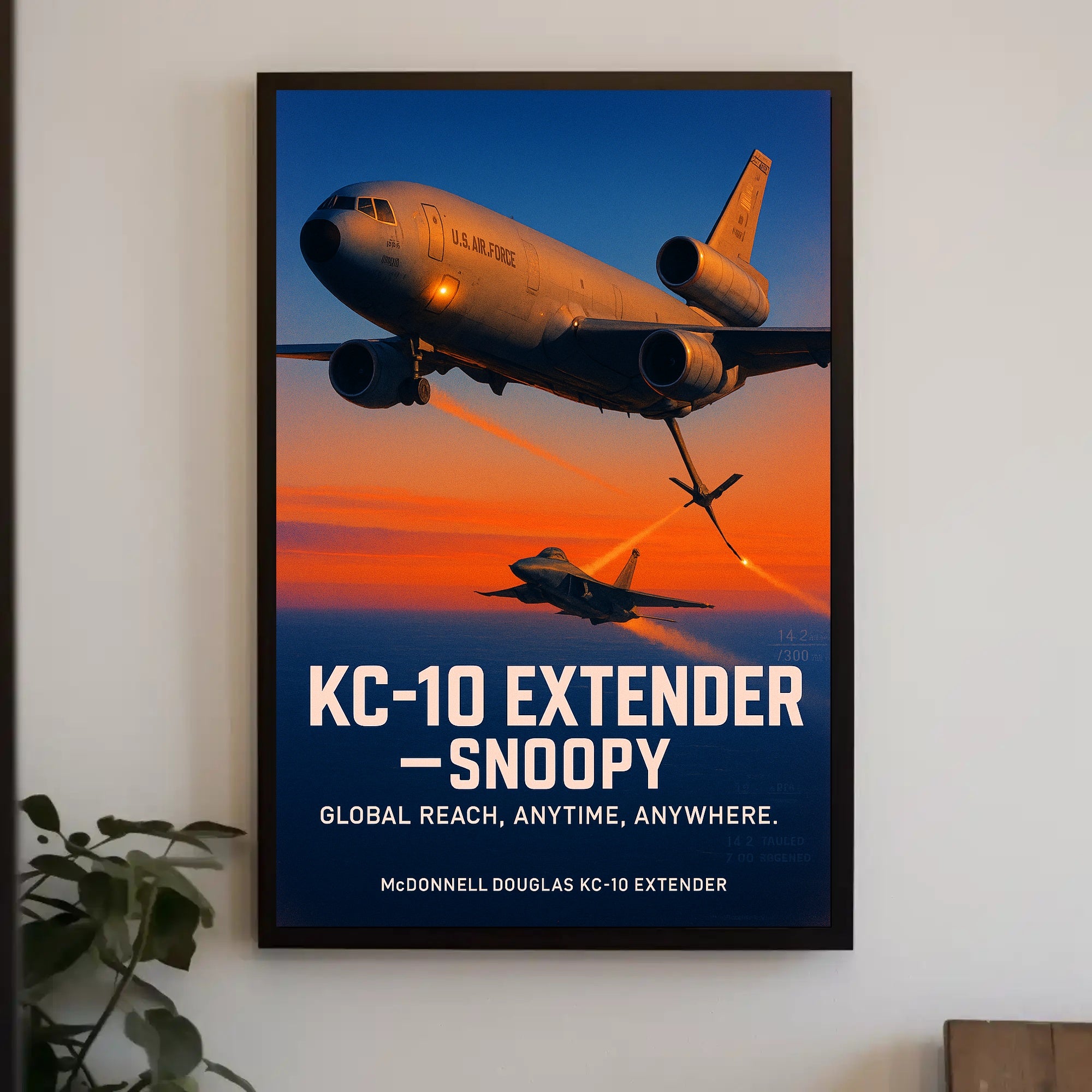 KC-10 Extender Global Reach Poster PosterGoat