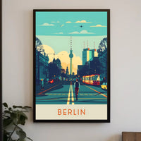 Vibrant Berlin Cityscape Poster