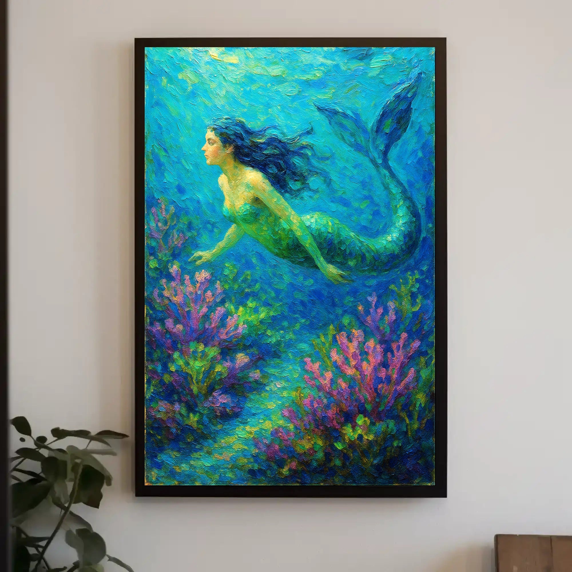 Enchanted Mermaid Under the Sea Poster PosterGoat