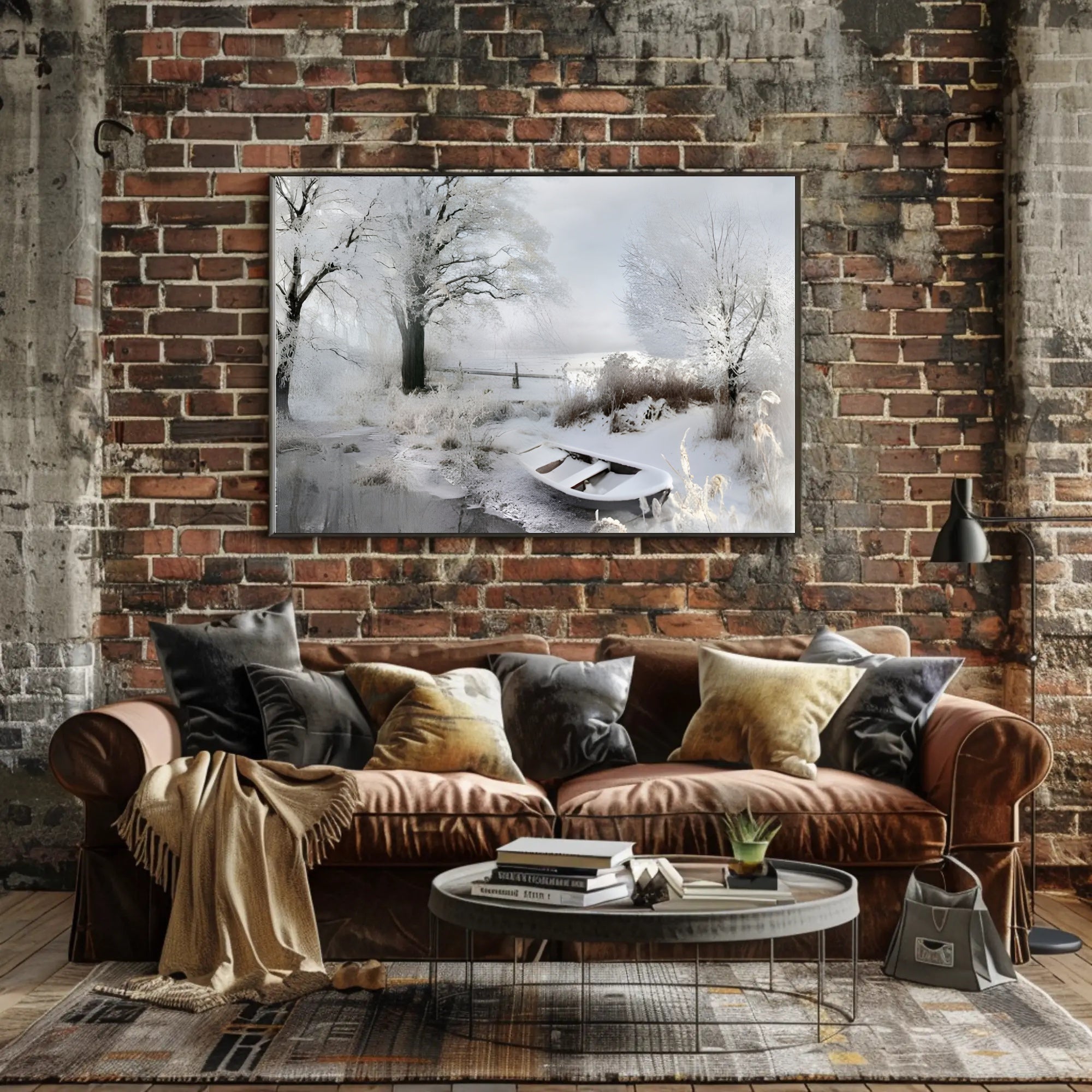 Winter's Silent Embrace Poster