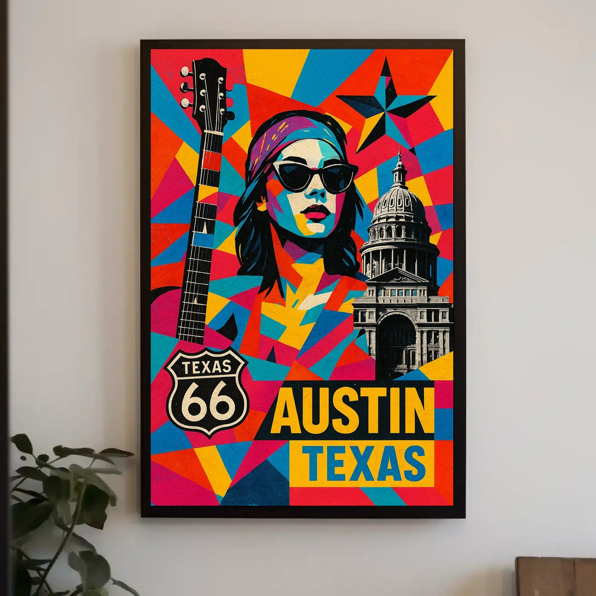 Austin, Texas Vibes Poster