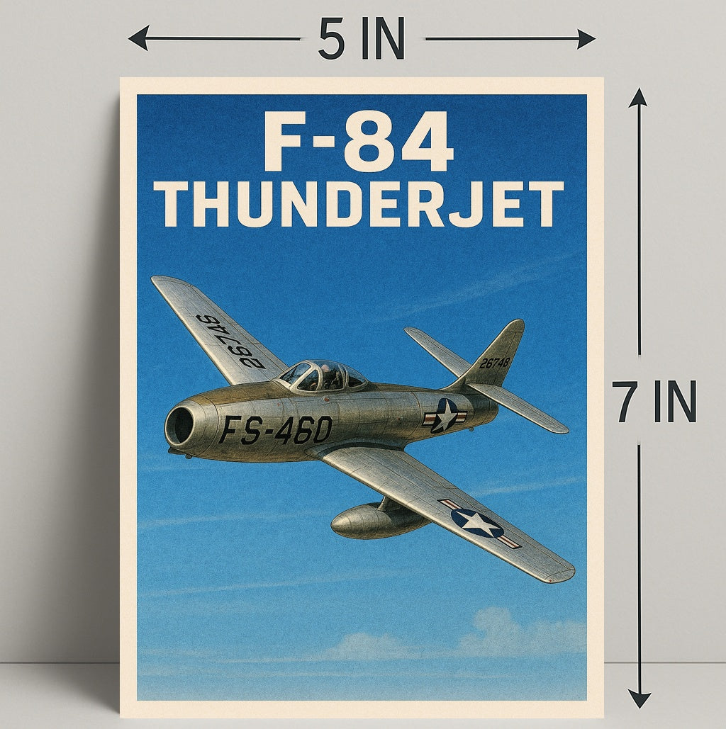 F-84 Thunderjet Poster PosterGoat