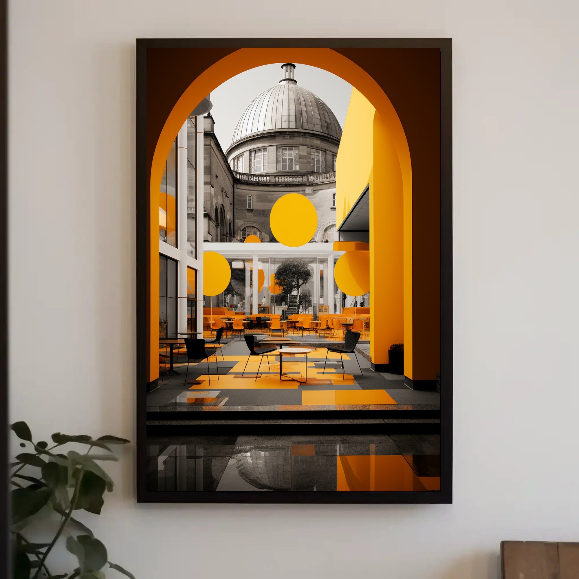 Modern Architectural Elegance Modern Poster