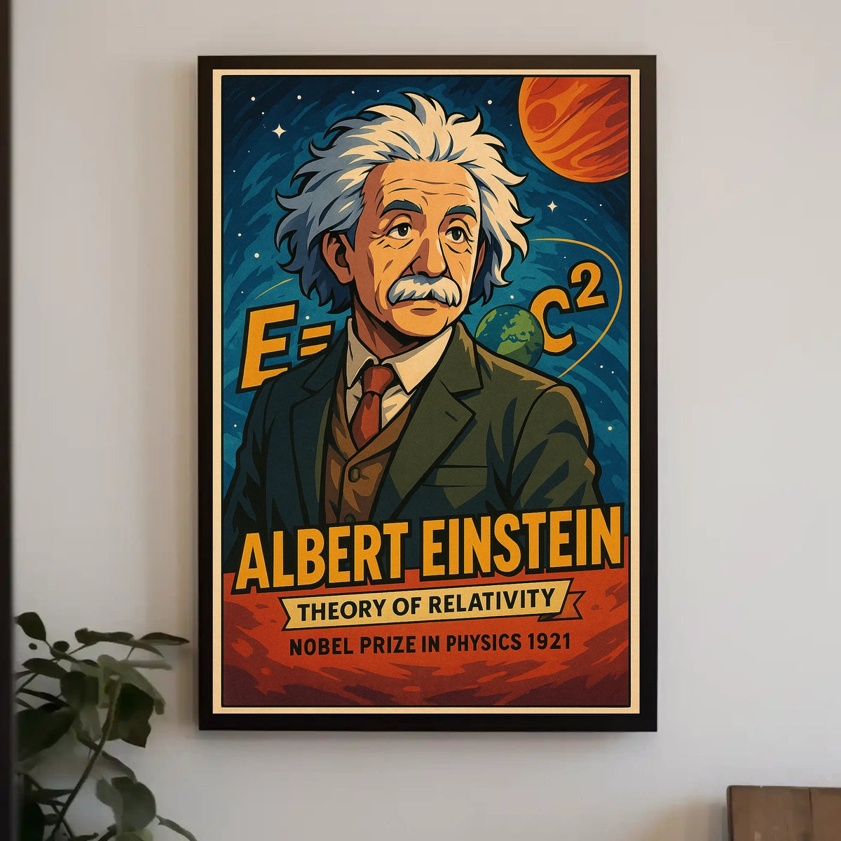 Albert Einstein Theory Of Relativity Poster