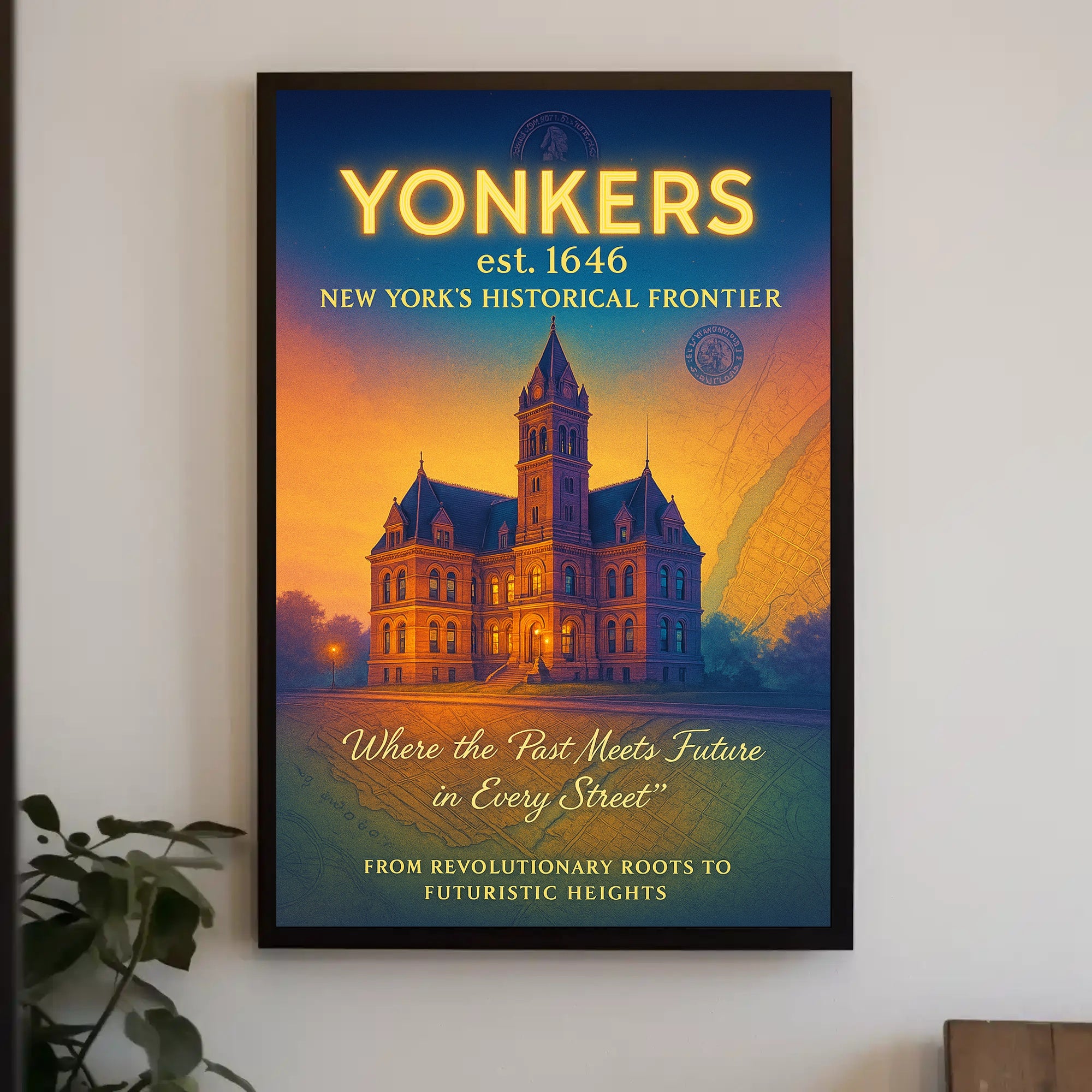 Yonkers Architecture Heritage Poster