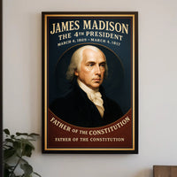 James Madison 4th President Poster PosterGoat