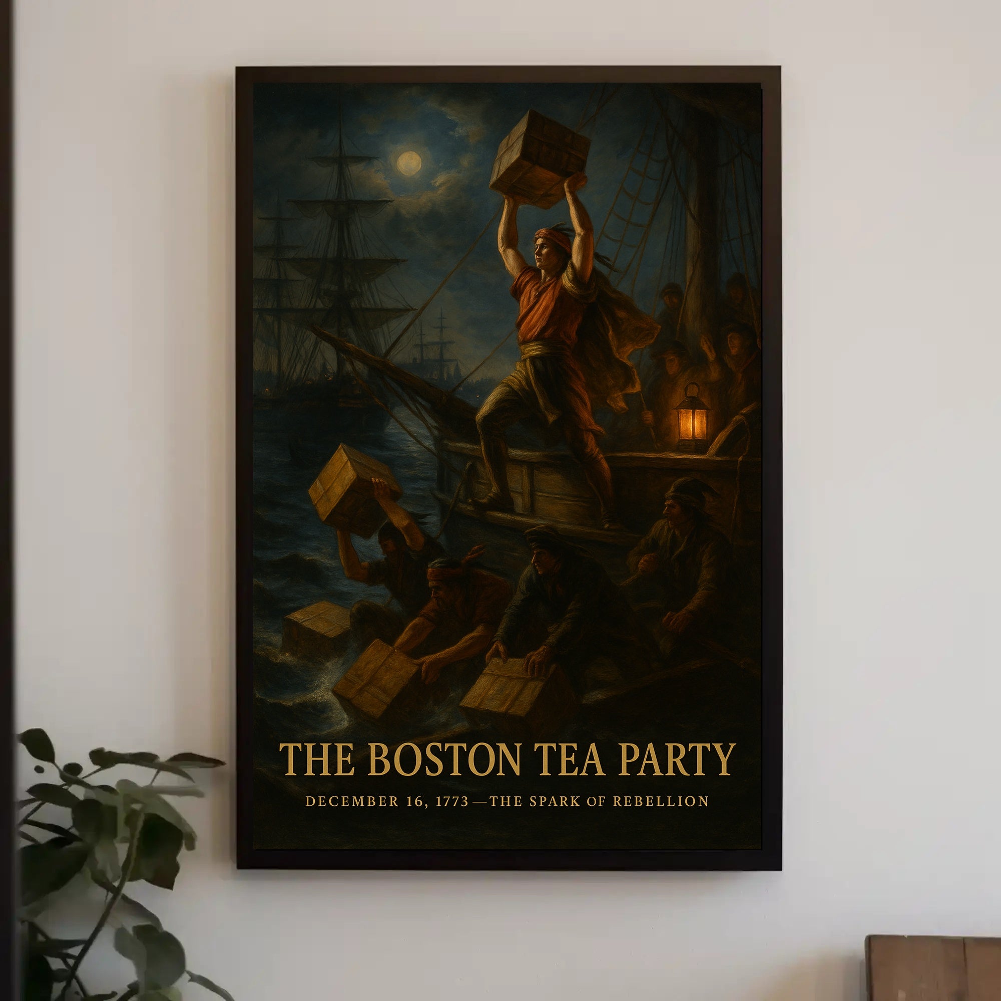 The Boston Tea Party The Spark of Rebellion Poster PosterGoat
