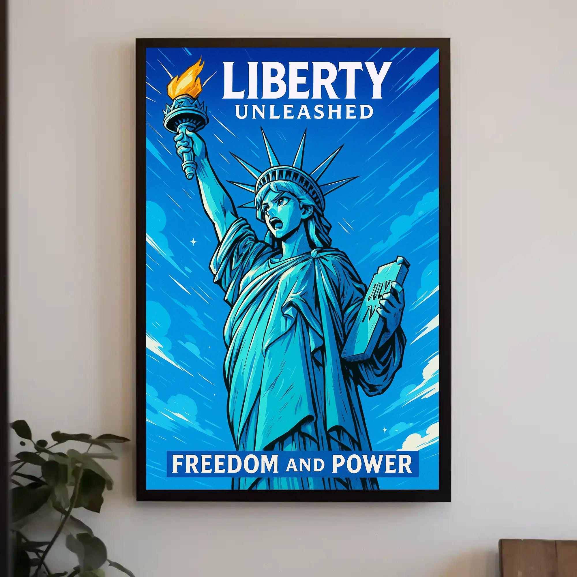 Liberty Unleashed Poster PosterGoat
