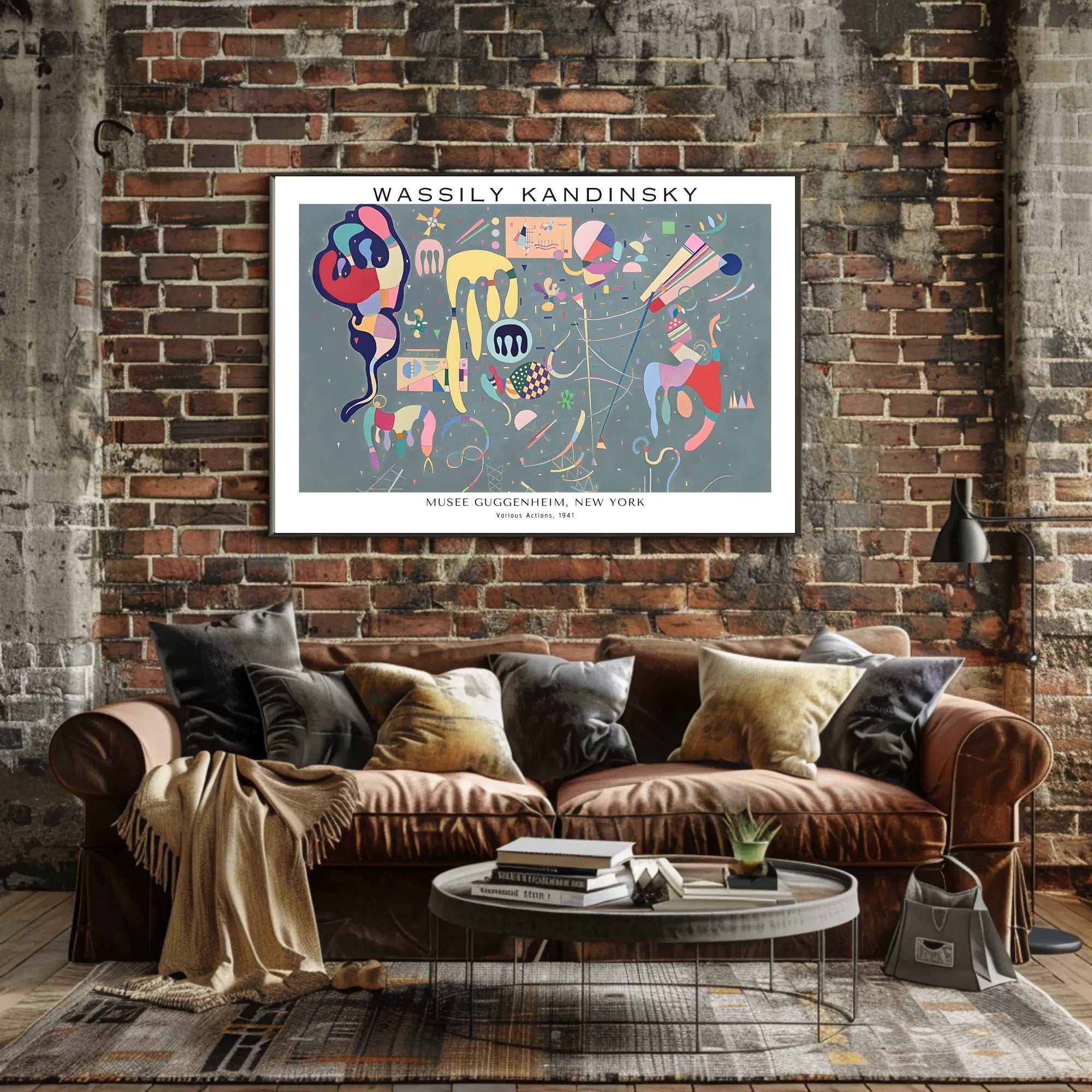 Wassily Kandinsky Various Actions Poster