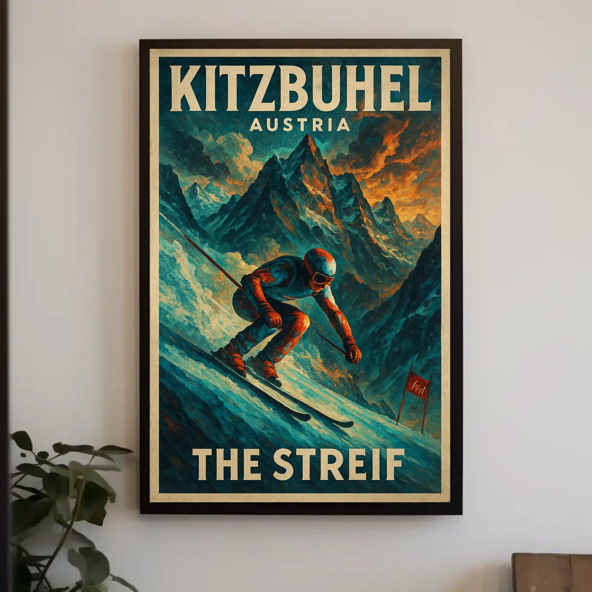 Kitzbühel, Austria The Streif Poster