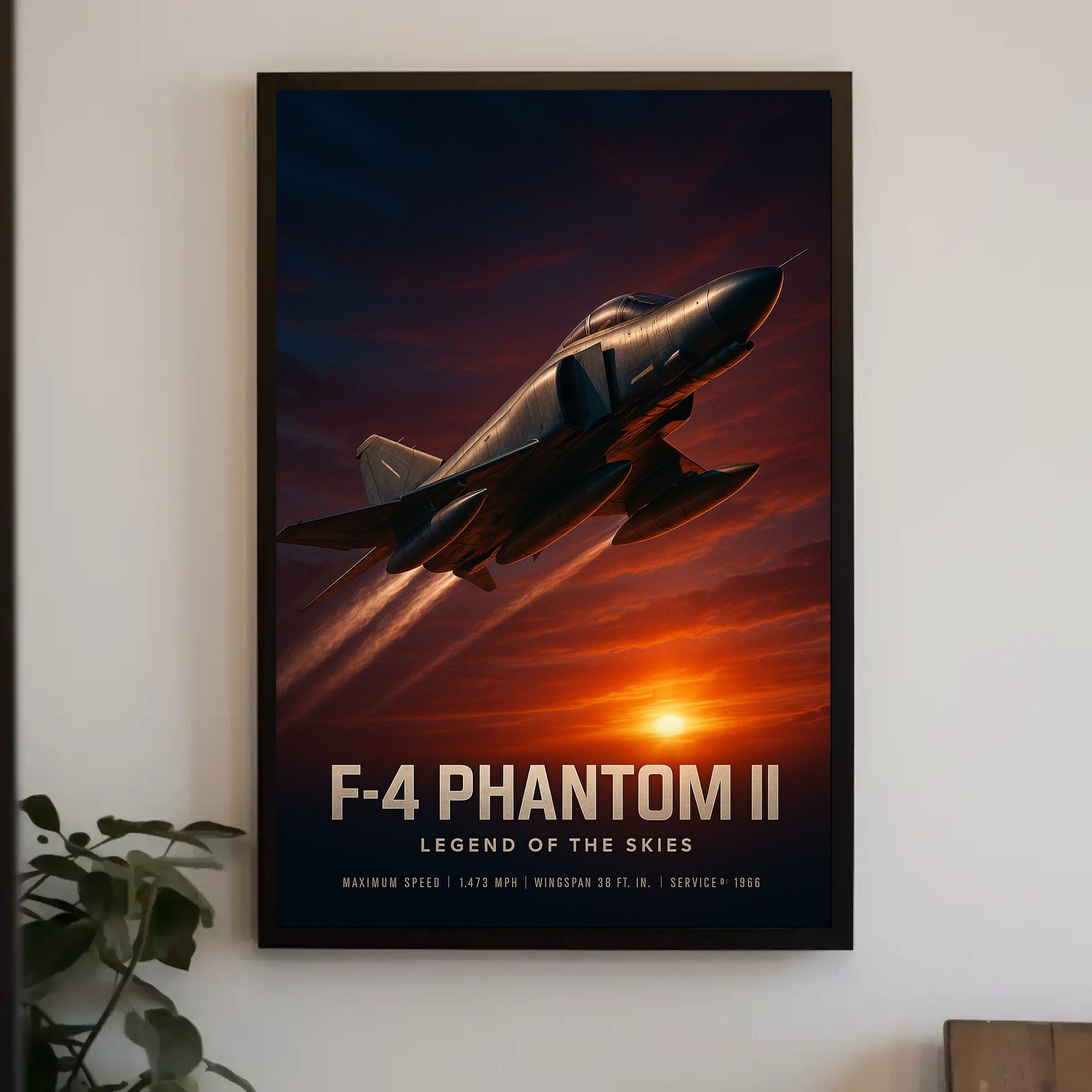 F-4 Phantom II Legend of the Skies Poster