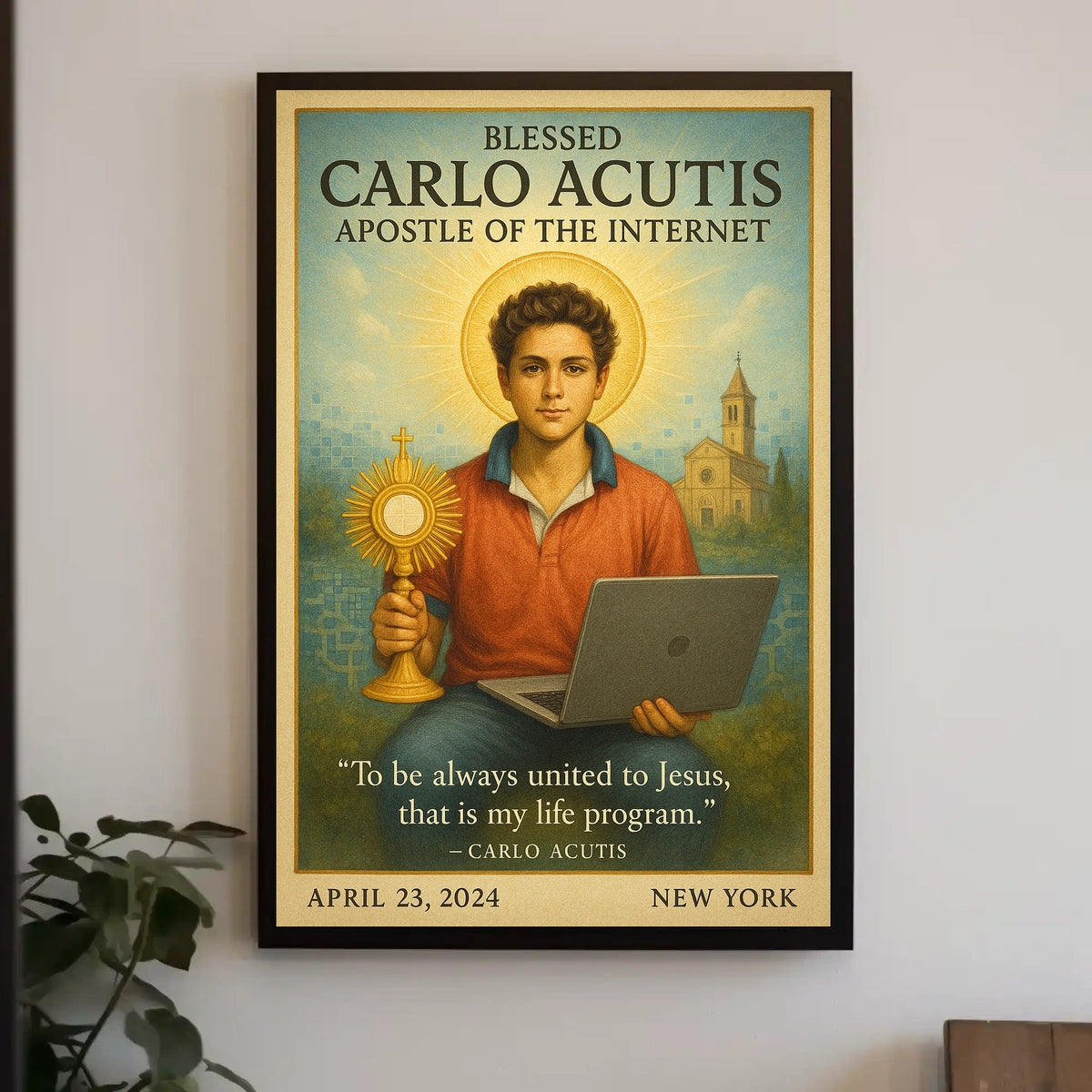Carlo Acutis Apostle of the Internet Poster