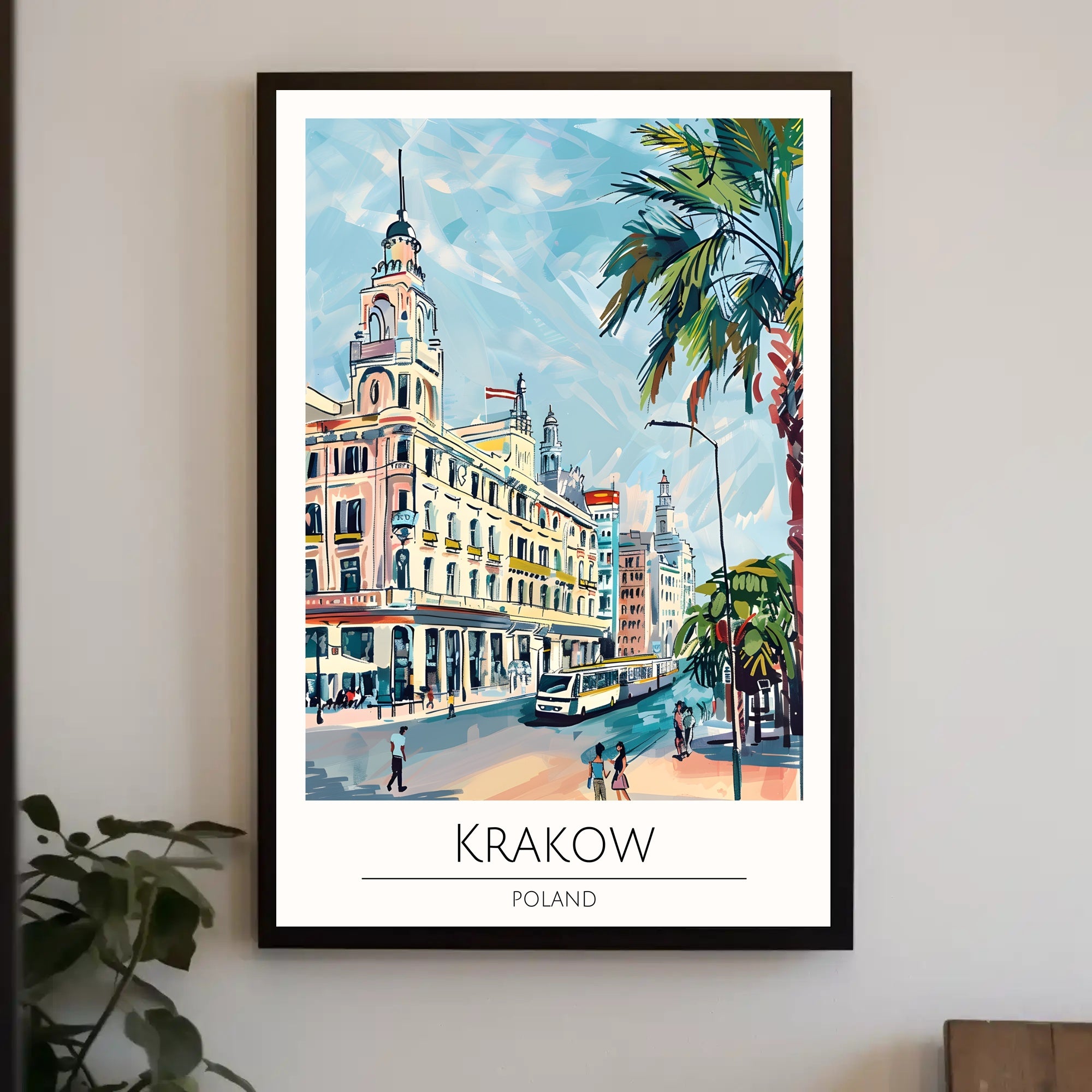 Vibrant Krakow Poster PosterGoat