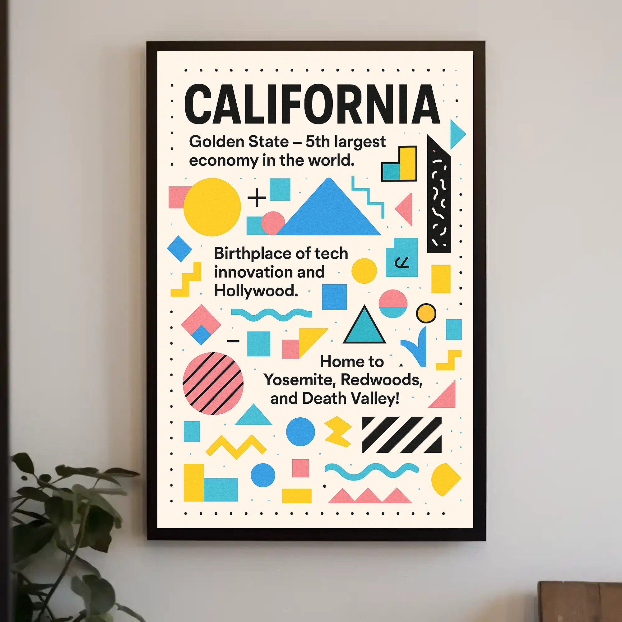 Discover California Poster