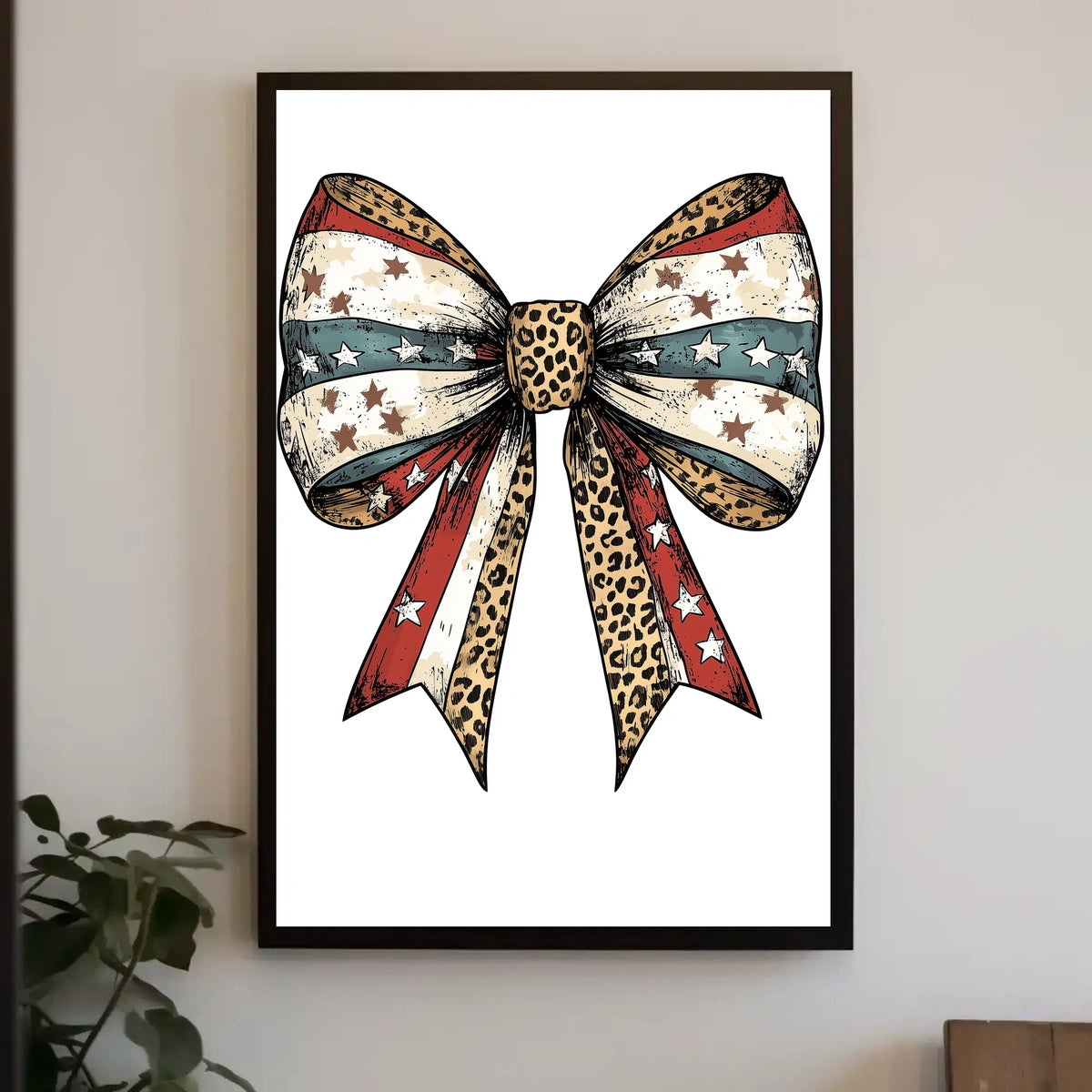 patriotic bow Poster