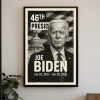 Joe Biden 46th President of the United States Digital Montaje Poster