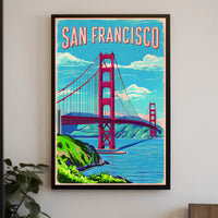 San Francisco Golden Gate Bridge Poster