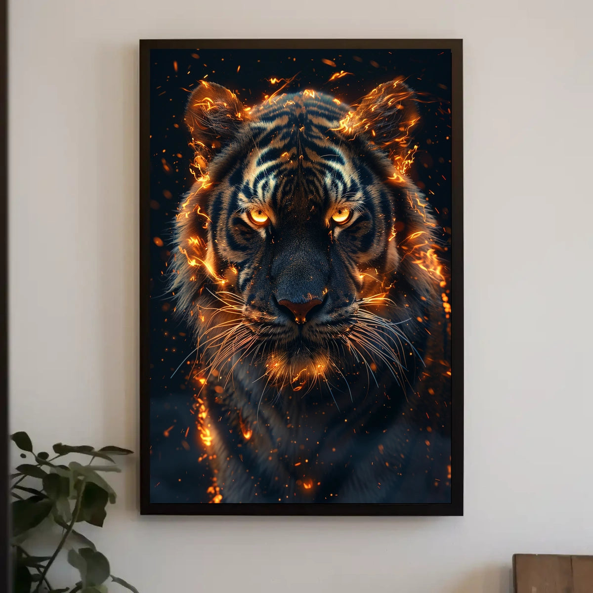 Fiery Tiger Poster