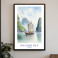 Halong Bay Serenity Travel Poster PosterGoat
